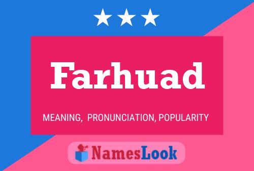 Farhuad Name Poster