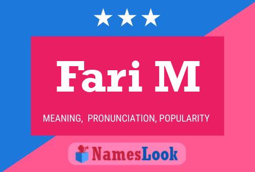 Fari M Name Poster