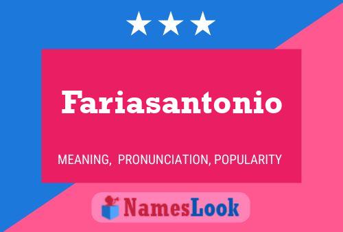 Fariasantonio Name Poster