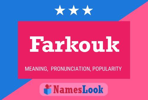 Farkouk Name Poster