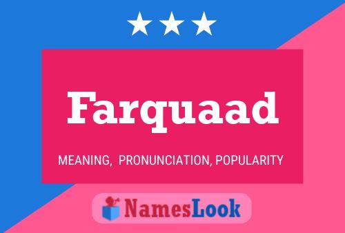 Farquaad Name Poster