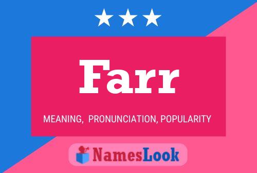 Farr Name Poster