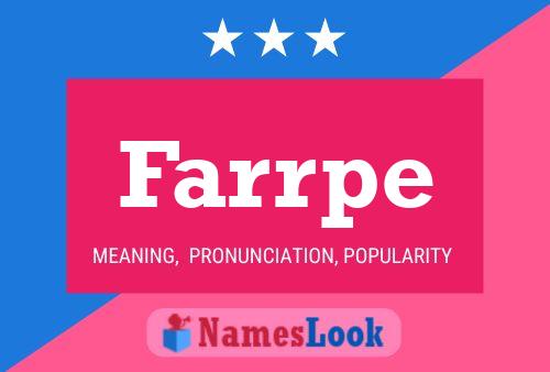 Farrpe Name Poster