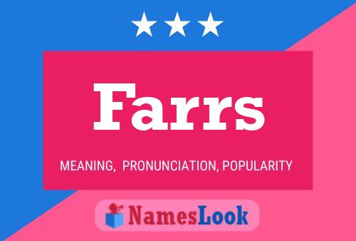 Farrs Name Poster