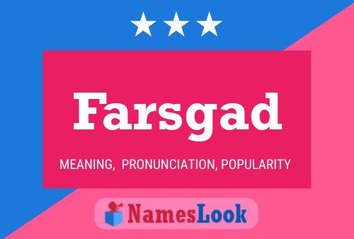 Farsgad Name Poster