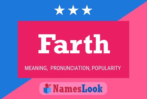 Farth Name Poster