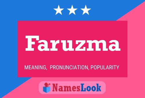 Faruzma Name Poster