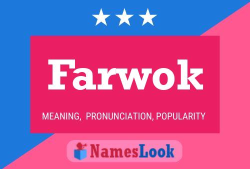 Farwok Name Poster