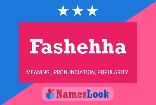 Fashehha Name Poster