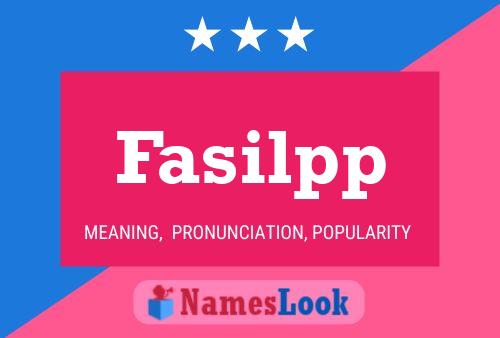 Fasilpp Name Poster