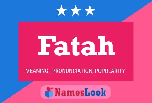 Fatah Name Poster