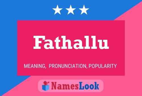 Fathallu Name Poster