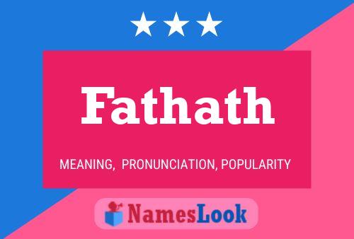 Fathath Name Poster