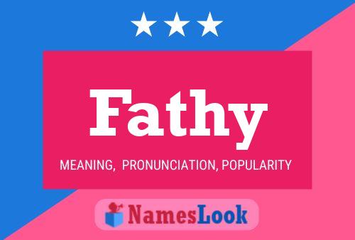 Fathy Name Poster