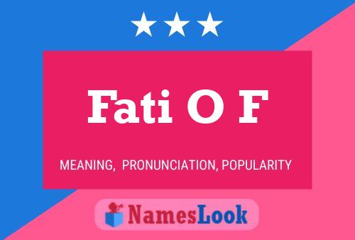 Fati O F Name Poster