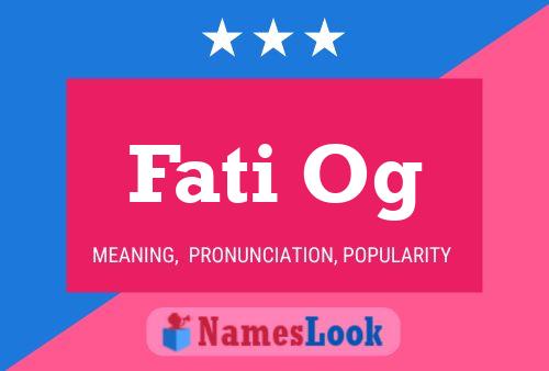 Fati Og Name Poster