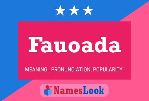 Fauoada Name Poster