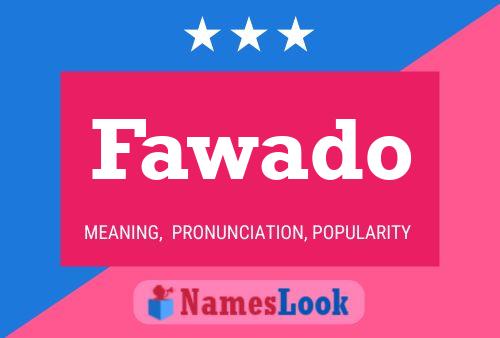 Fawado Name Poster