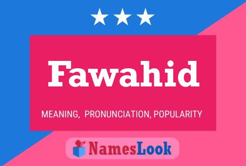 Fawahid Name Poster