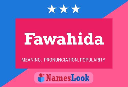 Fawahida Name Poster