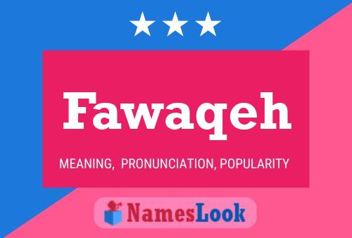 Fawaqeh Name Poster