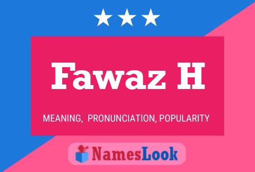 Fawaz H Name Poster