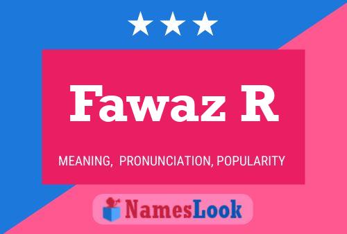 Fawaz R Name Poster