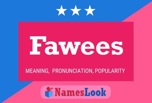 Fawees Name Poster