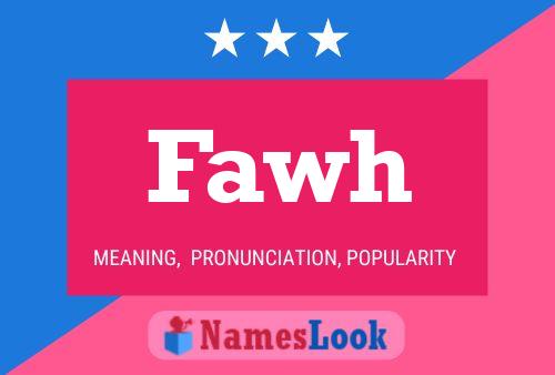 Fawh Name Poster