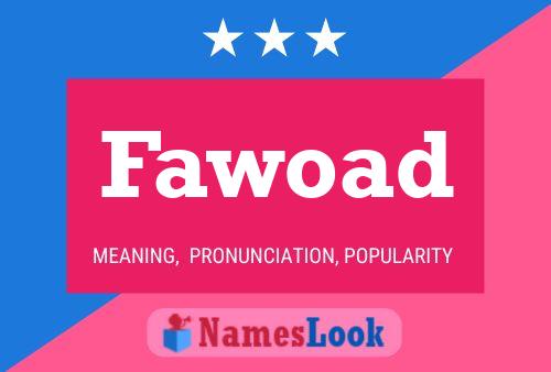 Fawoad Name Poster