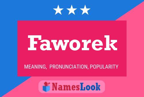 Faworek Name Poster