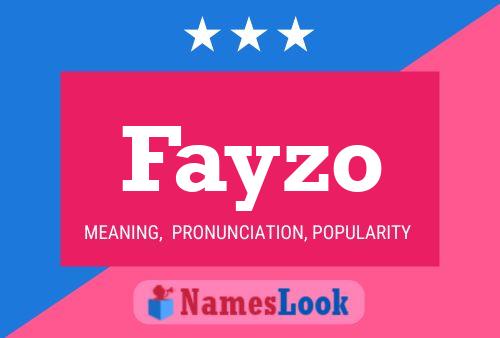 Fayzo Name Poster