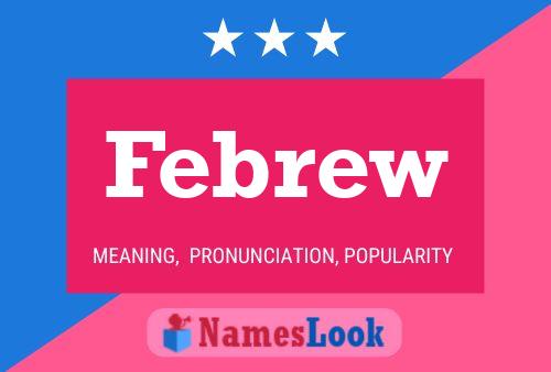 Febrew Name Poster