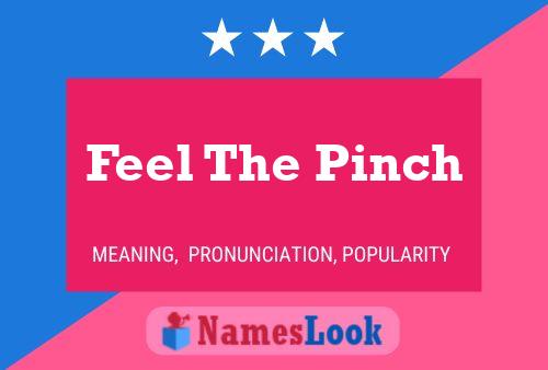 Feel The Pinch Meaning Pronunciation Origin And Numerology Nameslook