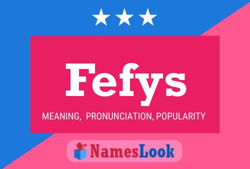 Fefys Name Poster