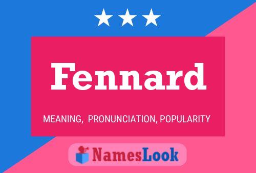 Fennard Name Poster