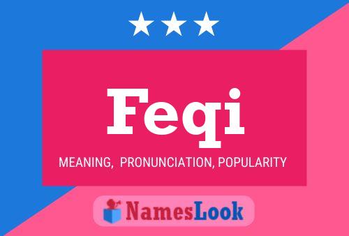 Feqi Name Poster