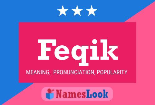 Feqik Name Poster