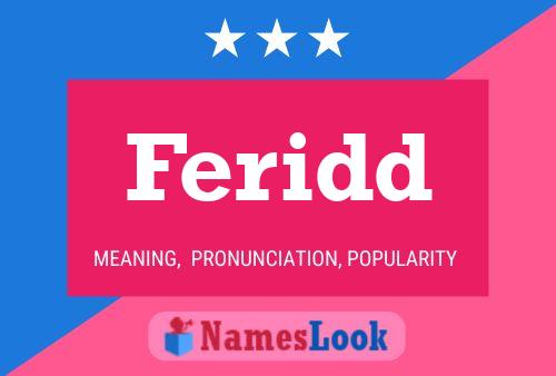 Feridd Name Poster