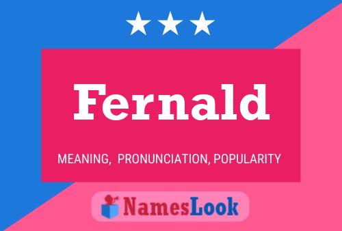 Fernald Name Poster