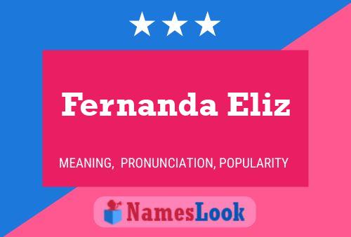 Fernanda Eliz Name Poster