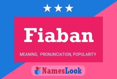 Fiaban Name Poster