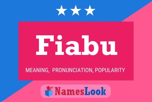 Fiabu Name Poster