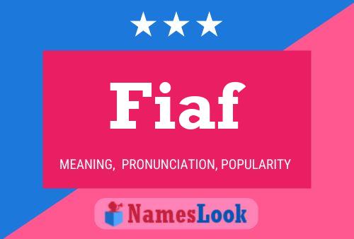 Fiaf Name Poster