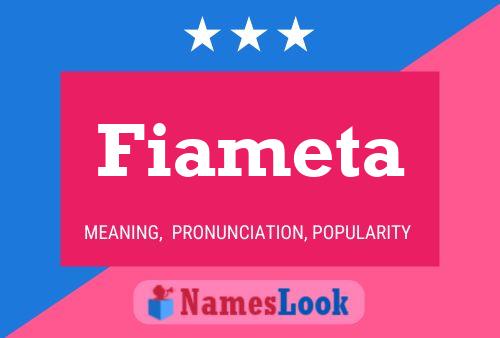 Fiameta Name Poster