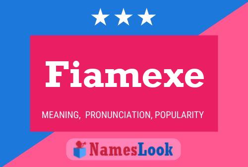 Fiamexe Name Poster