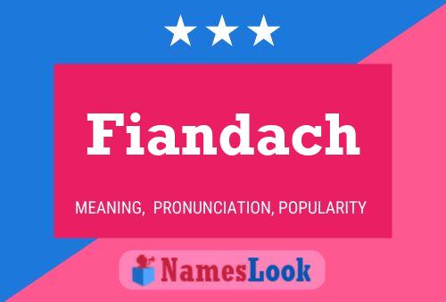 Fiandach Name Poster