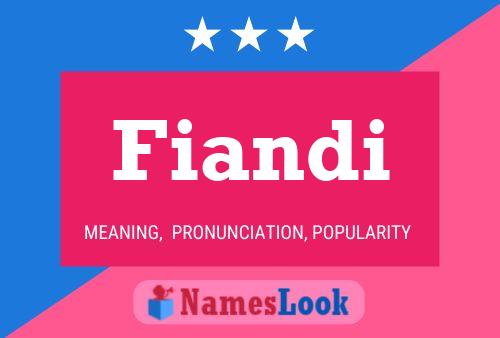 Fiandi Name Poster