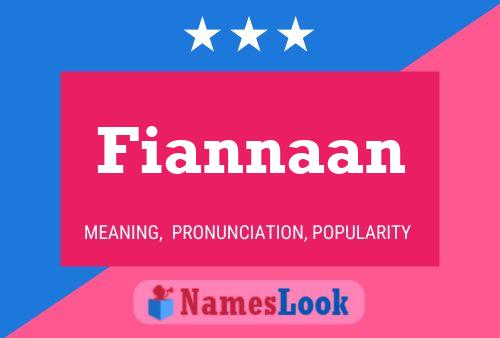 Fiannaan Name Poster