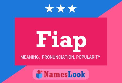 Fiap Name Poster